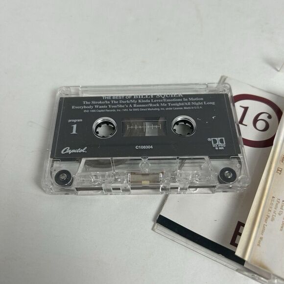 Billy Squier 16 Strokes Cassette Read Below - Picture 4 of 4